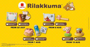 Let's get ready for pokémon! Mcdonald S Malaysia Introduces Happy Meal Rilakkuma