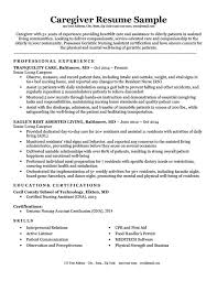 11 For Caregiver Skills Resume Resume Format