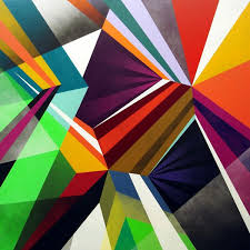 Matt Moore Crystals And Lasers Geometric Art Faceted Design Fractal Art