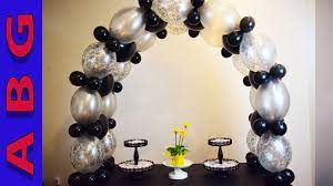 Large Balloon Arch Tutorial No Helium Without Stand Great For Entrance Ways And Tunnels Quick Links You Balloon Arch Balloon Arch Decorations Small Balloons
