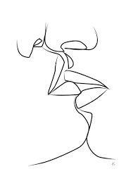 Black And White Kissing Drawing Two People Kissing Woman Man Couple Touching Lips Love Etsy In 2020 Outline Art People Kissing Face Drawing