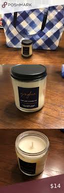 Bath Body Works Gingham Candle And Tote Bag Nwt In 2020 Bath And Body Works Bath And Body White Tote Bag
