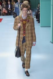Gucci Fall 2018 Ready To Wear Fashion Show Fashion Tartan Fashion Menswear