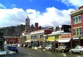 3282016 - Main Street Downtown Saranac Lake Mar 9 2015 Saranac Lake Ferry Building San Francisco Lake