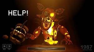 FNAF 6 - Grim Foxy in the Salvage!? - YouTube