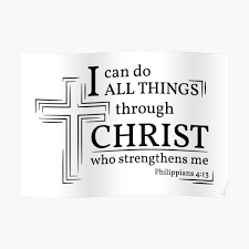 We did not find results for: I Can Do All Things Through Christ Who Strengthens Me Posters Redbubble