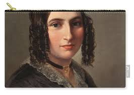 Portrait of Fanny Mendelssohn Hensel #1 Zip Pouch