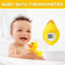 You can keep it in your baby's room or float it in the bath. Buy Baby Bath Thermometer Upgraded Version Thermometer Duck For Infant In Bath Tub And Swimming Pool Yellow Temperature Duck Water And Room Thermometer Online In Turkey B07stv19br