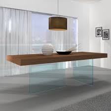 J M Furniture Elm Chestnut Wood Glass Leg Dining Table In Walnut Besthomehq Com Dining Table Legs Glass Dining Table Dining Table