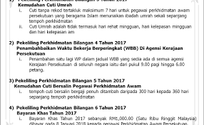 Menurutnya, kerajaan akan meneliti semula akta kerja 1955 meliputi empat perkara termasuk tempoh cuti bersalin, bagi memastikan akta tersebut kekal relevan dengan keperluan pasaran tenaga kerja semasa. Pekeliling Cuti Isteri Bersalin 2018 Cr Pekeliling Cuti Isteri Bersalin Bagi Suami 2018 Fdree Van