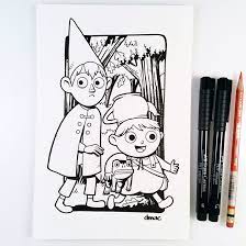 Inktober Day 17 Over The Garden Wall By D Mac Deviantart Com On Deviantart Over The Garden Wall Garden Wall Sketch Book