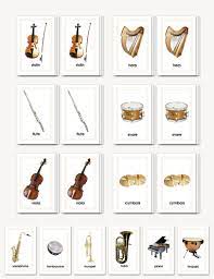 Jan 12, 2014 · musical instrumentsa. Picture Matching Orchestra Instruments Montessori Rd