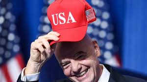 Gianni Infantino wears MAGA-style hat at Trump Board of Peace meeting amid  FIFA neutrality questions #GianniInfantino #Infantino #FIFA #Trump  #BoardOfPeace #DonaldTrump #MAGA #soccer