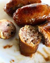 Longganisa hubad (filipino garlic sausage patties) adapted from the adobo road cookbook. Garlicky Longganisa Atbp
