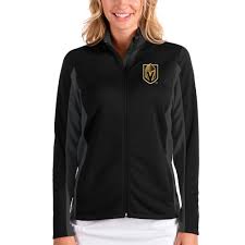 Shop our full assortment of las vegas golden knights items here. Antigua Vegas Golden Knights Womens Blackcharcoal Passage Full Zip Jacket