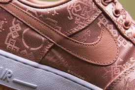 Clot x nike air force 1 premium af1. Clot X Nike Air Force 1 Rose Gold Silk