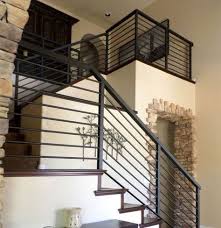 Related:iron stair spindles wrought iron stair spindles. Image Result For Horizontal Farmhouse Metal Stair Railing With Images Stair Railing Design Metal Stair Railing Wrought Iron Stair Railing