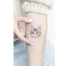 Mini Lau On Instagram Cat Cat Face Tattoos Baby Tattoos Kitten Tattoo