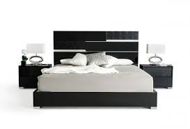 Vig modrest candid modern white leatherette queen platform bedroom set 2pcs $2,708.38. Modrest Ancona Italian Modern Black Bed In 2021 Bed Furniture Design Bedroom Bed Design Modern Bedroom Furniture