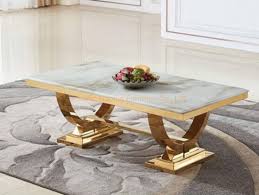 Brushed nickel finish over metal construction. Modern White Hotel Hall Table Rectangular Dining Room Table Home Dinner Table China Restaurant Table Marble Table Made In China Com