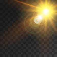 Creative Sun Light Effect With Sun Rays And Bokeh Composition Vector Light Sun Effect Png And Vector With Transparent Background For Free Download Light Background Images Background For Photography Sun Background