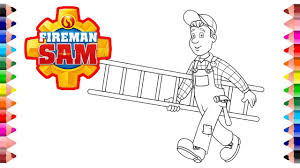 Sam tân is the title of the series in welsh language. Fireman Sam Coloring Pages Firema Sam Is Working Coloring For Kids And Toddlers Youtube