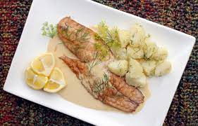 Melt the butter and cool to room temperature. Recipe Pan Fried Black Drum With Mustard Sauce And Potatoes