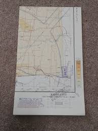 Sectional Aeronautical Chart Map Rapid City 1967 Map Lot 15