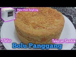 Bolu air bolu panggang 1 telur lembut dan ekonomis anti gagal. Resep Bolu Panggang 2 Telur Takaran Sendok Cemilan Buka Puasa Youtube