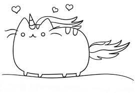 Unicorn Cat Coloring Pages Mermaid Coloring Pages Cat Coloring Page Cartoon Coloring Pages