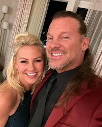 chris jericho with his wife
