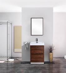 Maybe you would like to learn more about one of these? Bliss 24 Walnut Free Standing Modern Bathroom Vanity