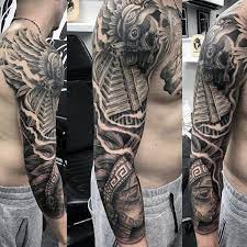 40 Unique Arm Tattoos For Men Masculine Ink Design Ideas Arm Tattoos For Guys Aztec Tattoo Full Sleeve Tattoos