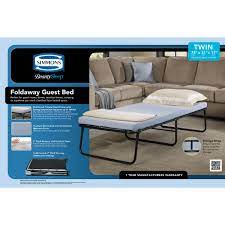 Rollaway beds help your overnight guests sleep comfortably. Simmons Beautysleep Folding Guest Bed With Memory Foam Mattress Twin Size Walmart Com Walmart Com