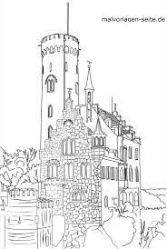 Ausmalbild Schloss Frisch Malvorlage Schloss Lichtenstein