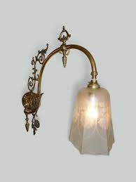 Chandeliers & pendants wall lights & sconces table lamps floor lamps. Unsigned 2 Victorian Converted Gas Wall Lights England C 1895 Jones Antique Lighting