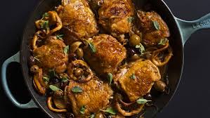 Mediterranean Braised Chicken Thighs Recipe Tasting Table