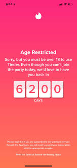 01/29/2016 08:02 am et updated jan 29, 2017 should i use tinder or nah? this is the great question for most single people in 2016. That Sad Moment Where You Re Creating Your Account And Accidentally Put 2020 As Your Birth Year And Tinder Won T Clear Your Account 6200 Days Till I Can Use Tinder Again Tinder