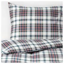 Mossruta Duvet Cover And Pillowcase S Multicolor Check Full Queen Double Queen Duvet Bedding Flannel Duvet Cover Duvet Covers