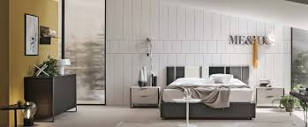 Letto matrimoniale imbottito in ecopelle. Mobili Contenitori Per La Camera Da Letto Mito Tomasella