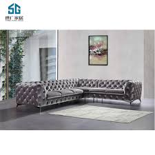 We carry millions of home products with free shipping from furniture and decor to lighting and renovation. Home Furniture Sofa Gray Velvet Chesterfield Sofa L Shape Sofa Set Buy Velvet Chesterfield Sofa L Shape Sofa Set Home Furniture Sofa Set Product On Alibaba Com