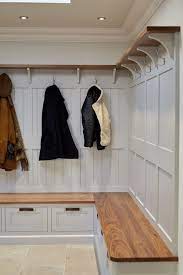 Bespoke Spacious Boot Room With Plenty Of Storage And Coat Hooks Hand Crafted In Thirsk North Yorkshire Room Under Stairs Boot Room Utility Room Designs