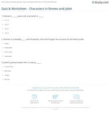 Romeo is to be present when juliet awakens in the tomb. Romeo And Juliet Student Worksheet 3 Character Chart Answers Lares