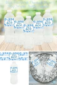 Blue It S A Boy Baby Shower Water Bottle Labels 24 Stickers Baby Shower Water Bottles Water Bottle Labels Baby Shower Baby Shower 2017
