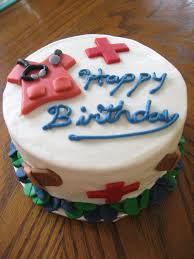 She's a nurse and she requested a nurse theme cake. Happy Birthday Simple Nurse Cake Design Novocom Top
