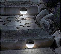 Pure Garden Set Of 4 Solar Lights Qvc Com Solar Led Lights Outdoor Solar Lights Pure Garden