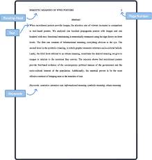 A summary of the content of the journal manuscript. Apa Abstract Format Template Bibguru Blog