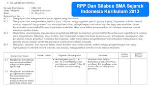Rpp sejarah kurikulum 2013 kelas x. Rpp Dan Silabus Sma Sejarah Indonesia Kurikulum 2013 Digital Tutorial