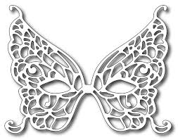 Butterfly Mardi Gras Mask Frantic Stamper Precision Die Masquerade mask stock vectors, clipart and illustrations. frantic stamper precision die butterfly mardi gras mask
