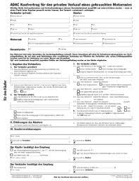 Sollte es dennoch zu einem rechtsstreit kommen, erleichtert ein schriftlicher vertrag die beweislage erheblich. Adac Kaufvertrag Fill Online Printable Fillable Blank Pdffiller